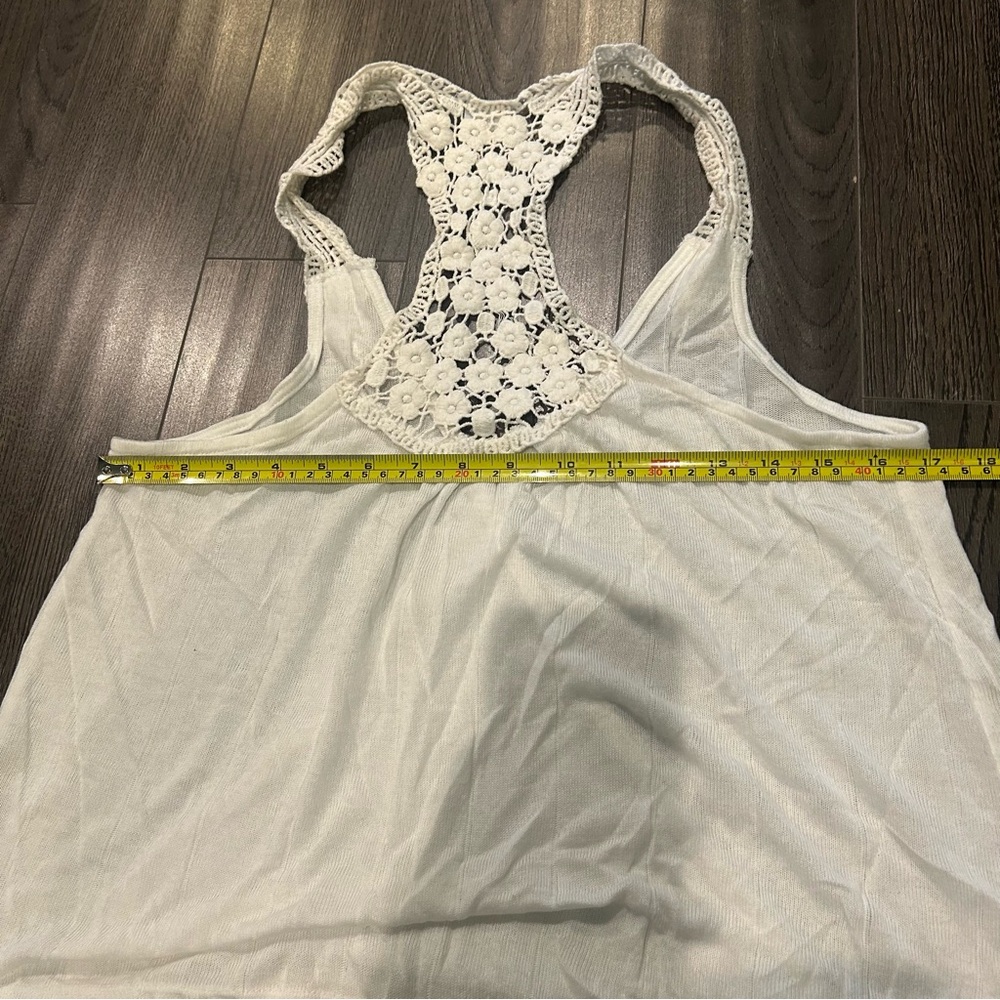 Elegant White Asymmetrical Blouse with Bib Collar - Picture 6 of 7